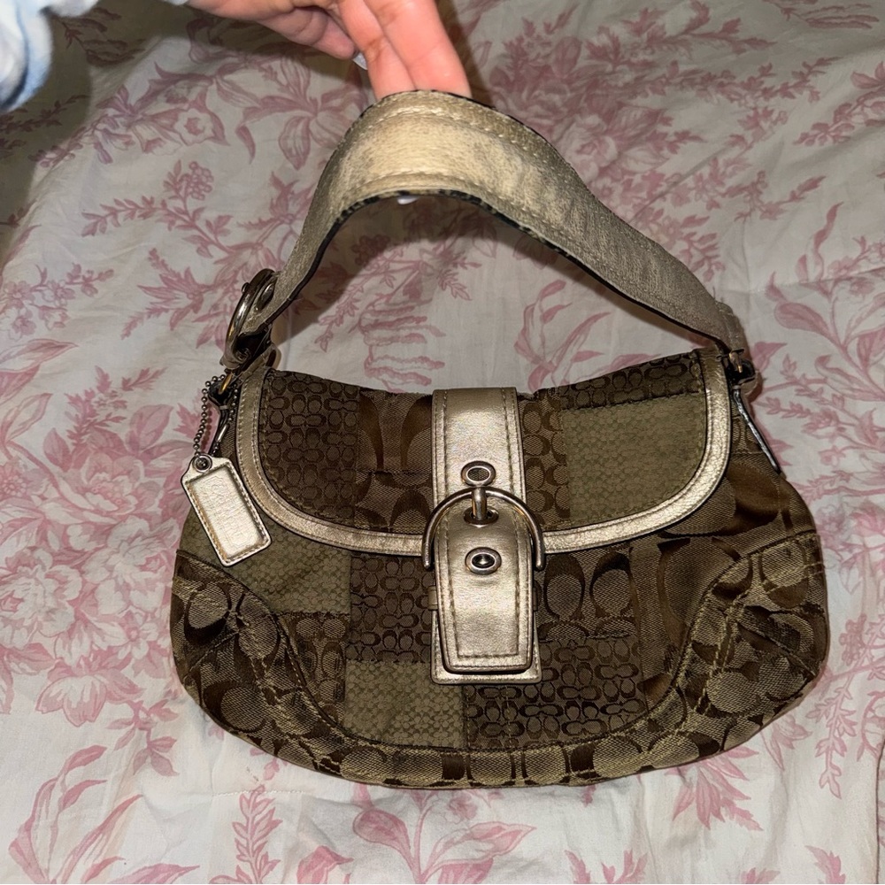Coach Signature Soho Buckle Shoulder Bag